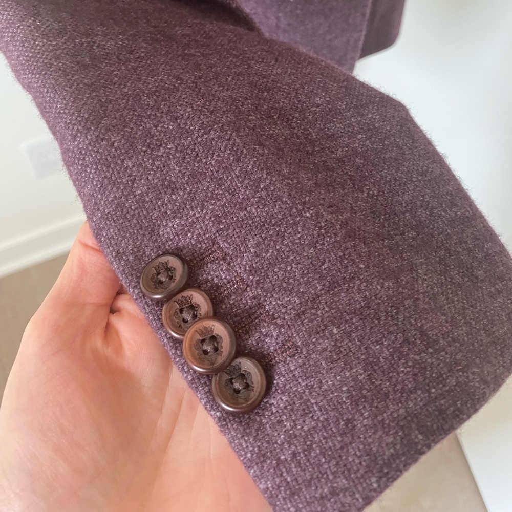 Massimo Dutti Purple Blazer - Picture 3 of 10